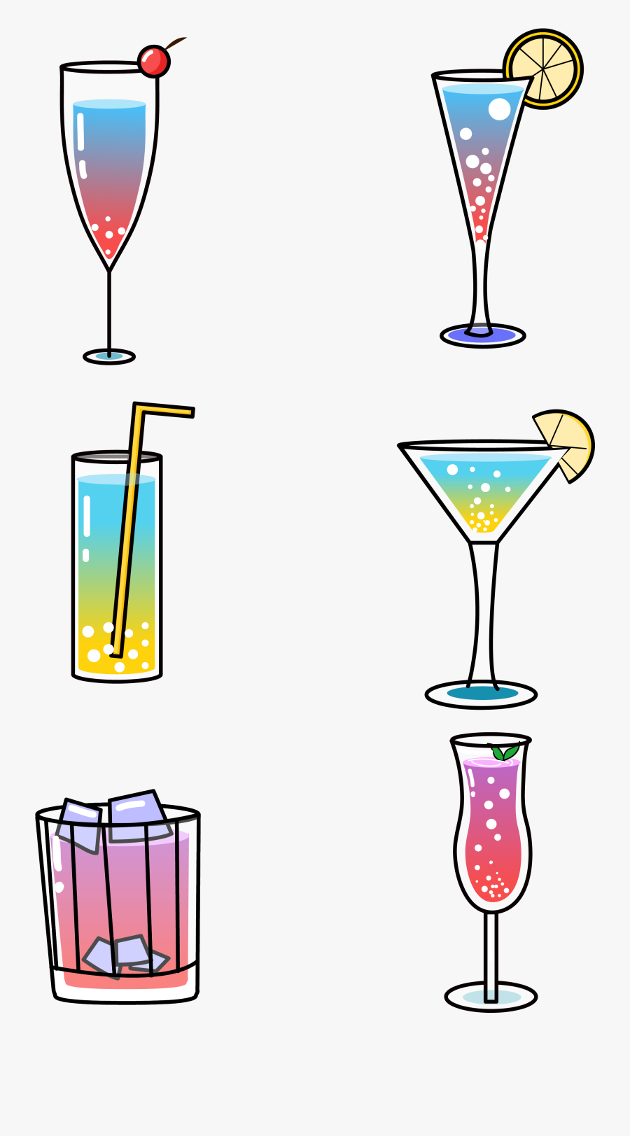 Cute Martini Glass Png - Beverages Clipart, Transparent Clipart