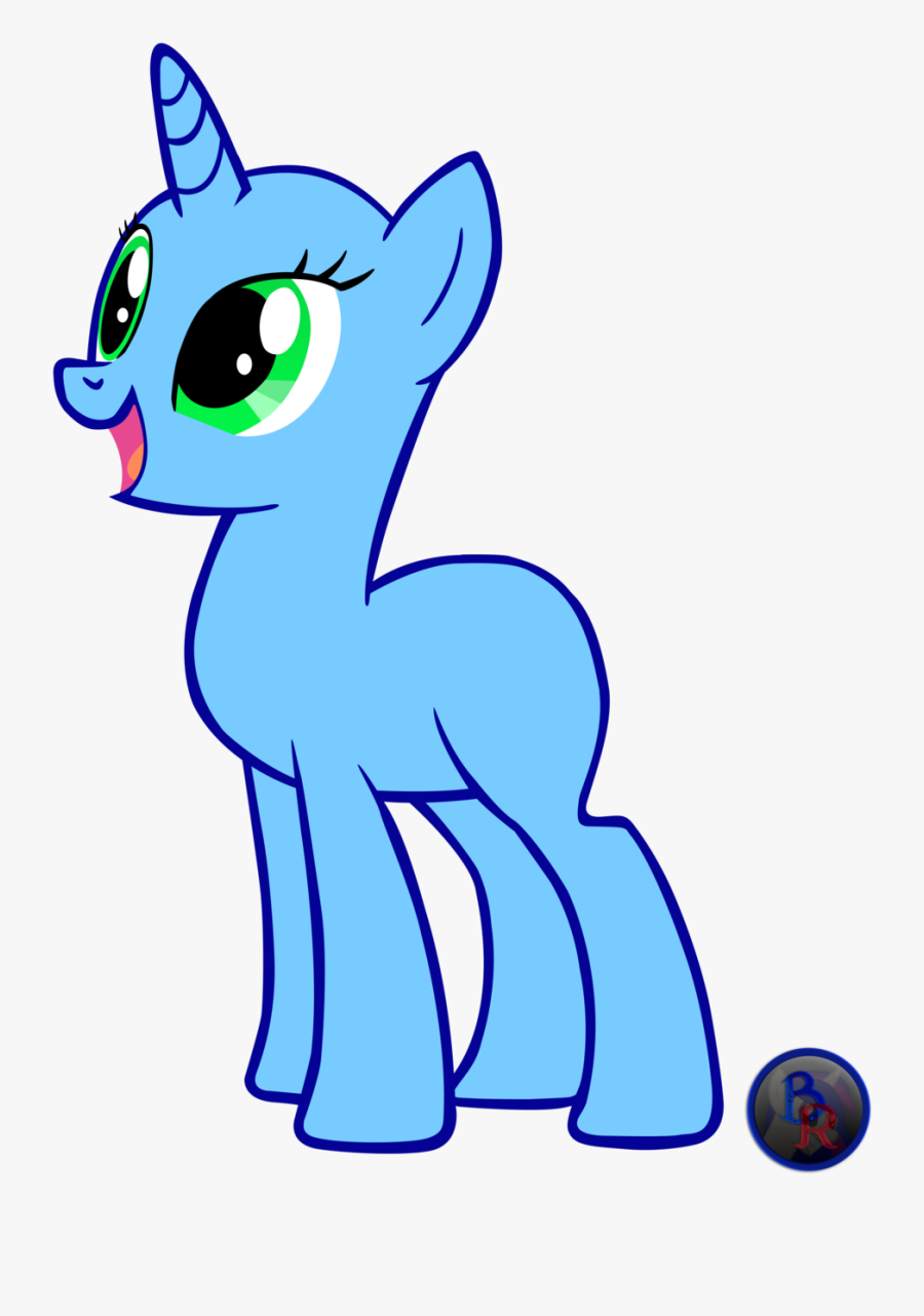Mlp Base Stand Free - My Little Pony Unicorn Drawing, Transparent Clipart