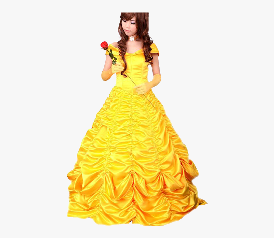 Halloween Princess Belle, Transparent Clipart