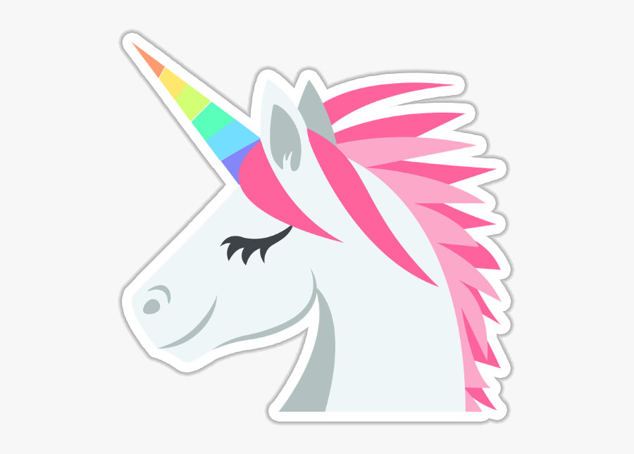 Eyelash Clipart Unicorn - Unicorn Emoji Png, Transparent Clipart