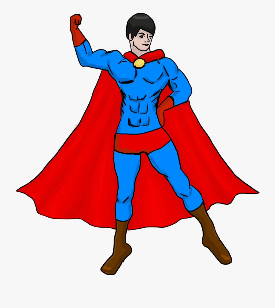Superman, Transparent Clipart