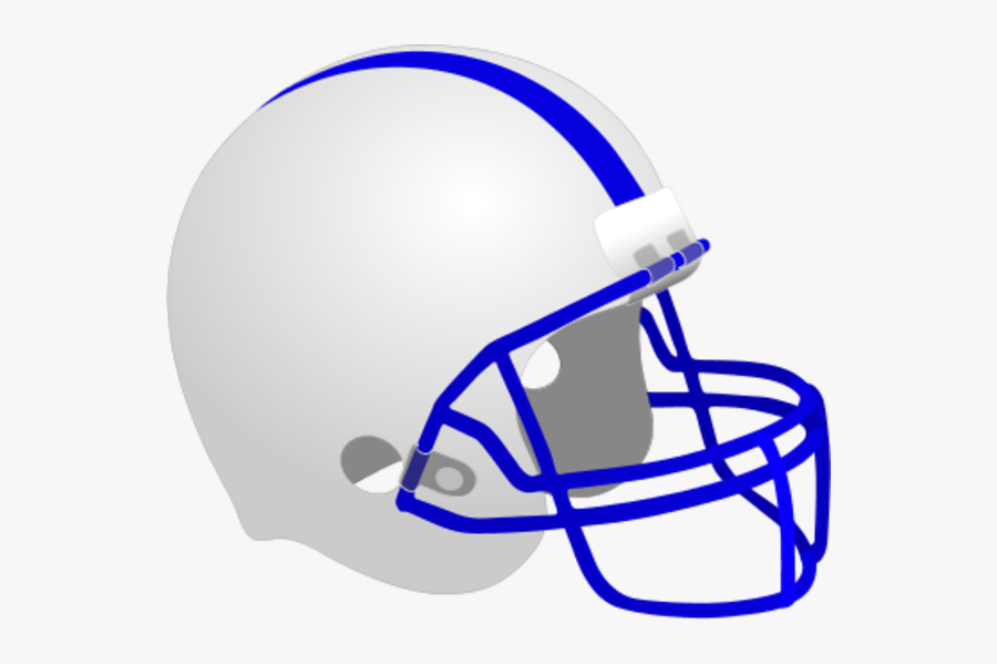 Cowboys Wonder About Season Progress - White And Blue Football Helmet, Transparent Clipart