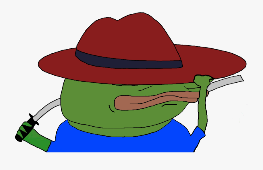 Transparent Fedora Clipart - Fedora Pepe, Transparent Clipart