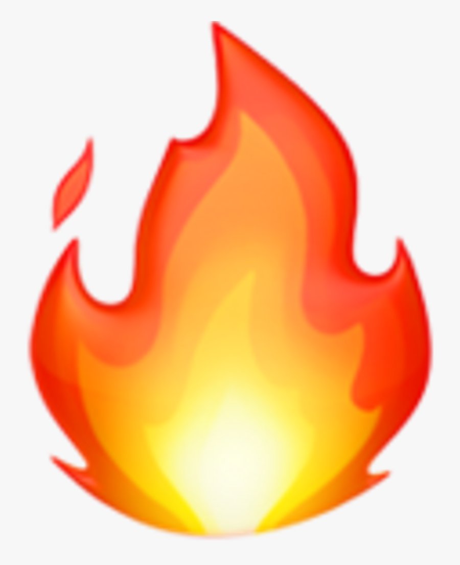 Emoji Clipart Fire - Fire Emoji, Transparent Clipart