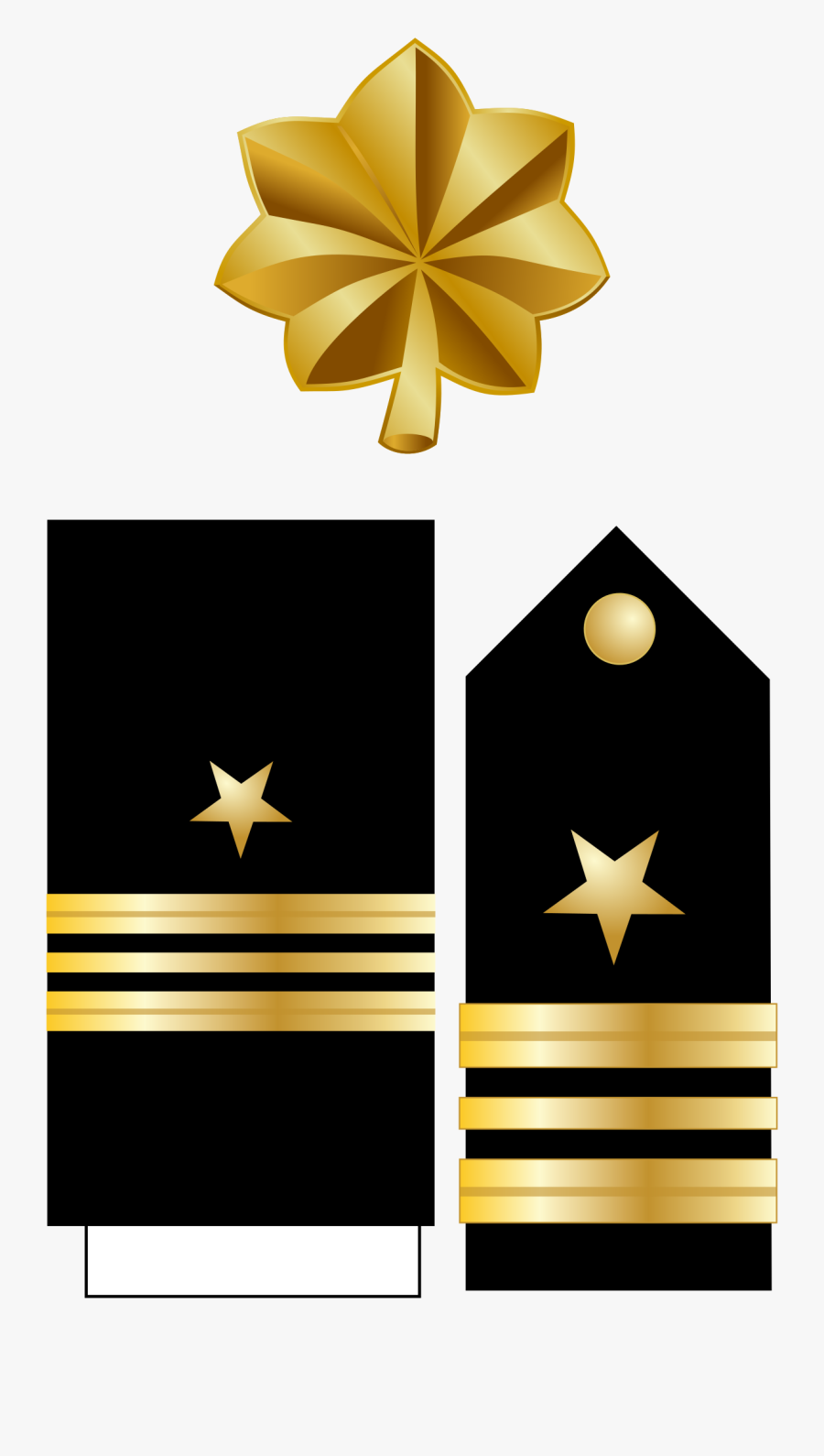 Navy Commander Insignia, Transparent Clipart