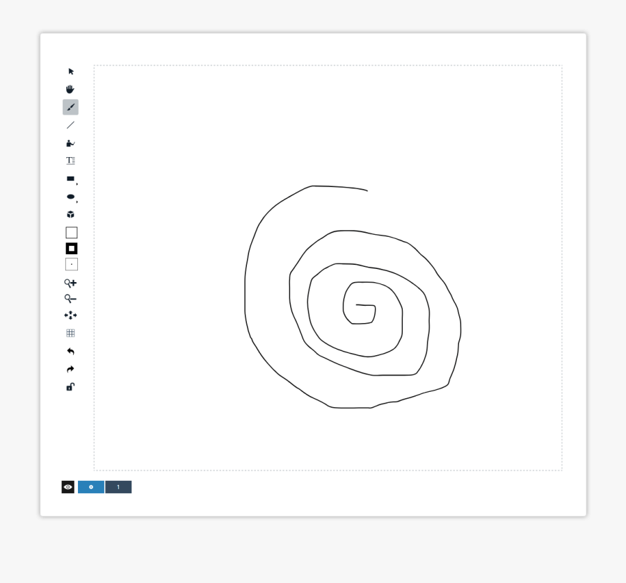 Use The Brush Tool To Draw On The Whiteboard - Circle, Transparent Clipart