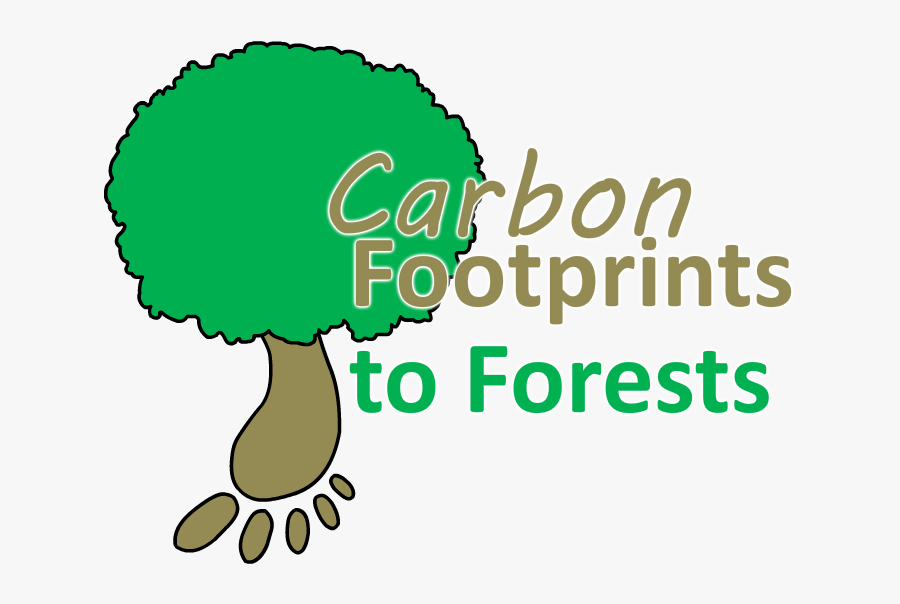 Carbon Footprint And Trees, Transparent Clipart
