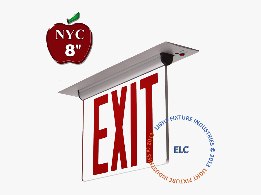 Nycelrtr Nyc Exit Signs - Exit Sign New York, Transparent Clipart