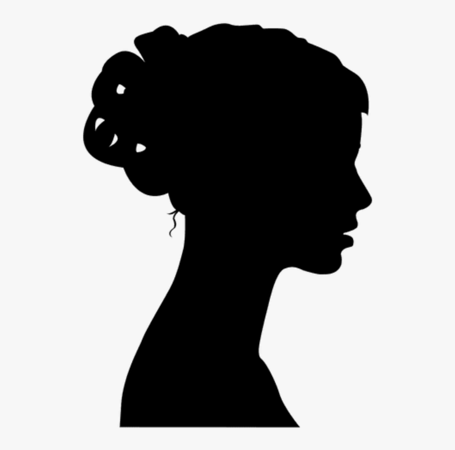 #girl #sihouette #shadow #black #profile - Cartoon Shadow Of A Girl ...