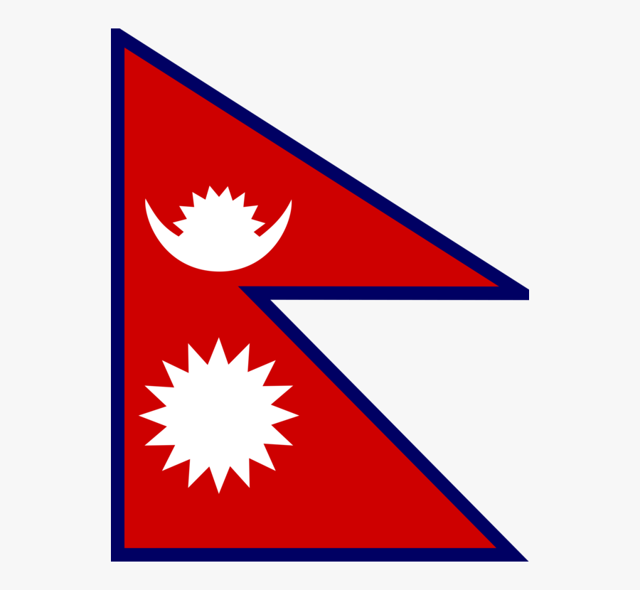 Angle,area,wing - Nepal Flag Clip Art, Transparent Clipart