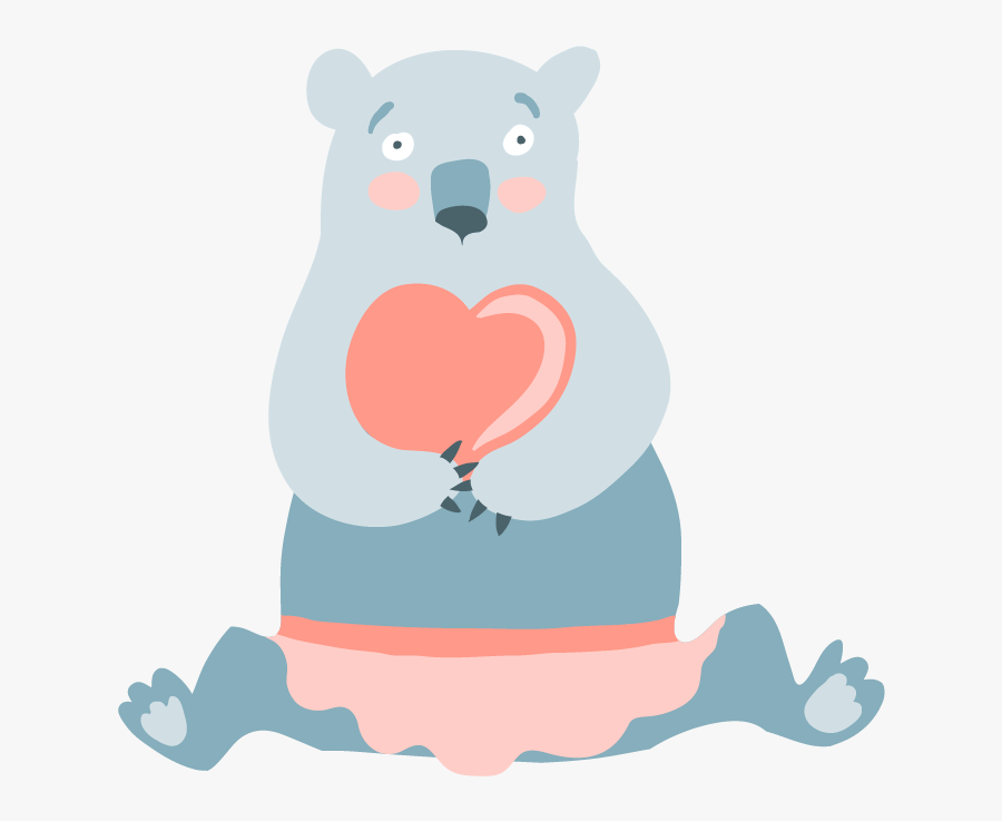 Clip Art Embrace Bears - Спасибо Что Ты У Меня Есть, Transparent Clipart