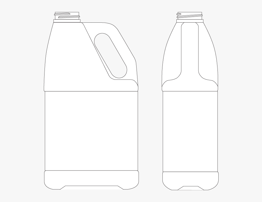 Transparent Plastic Clipart - Plastic Bottle, Transparent Clipart