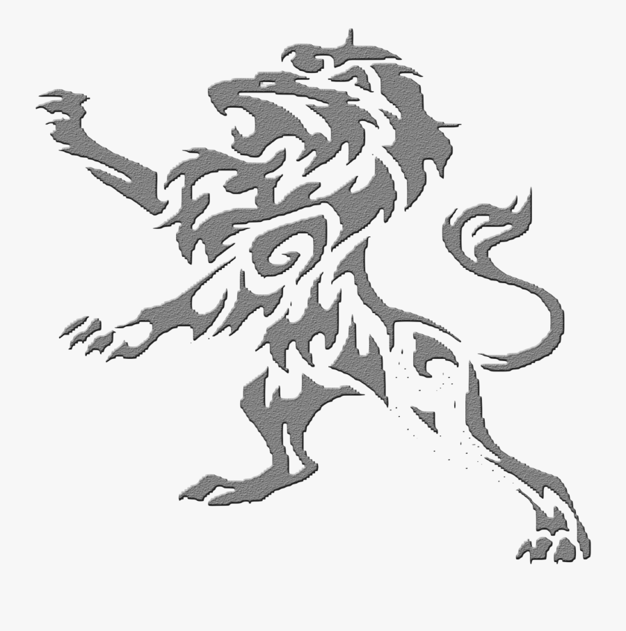 Transparent Leo The Lion Clipart - Lion Tribal Tattoo Design, Transparent Clipart