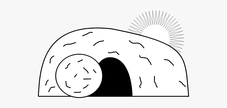 Empty Tomb - Illustration, Transparent Clipart