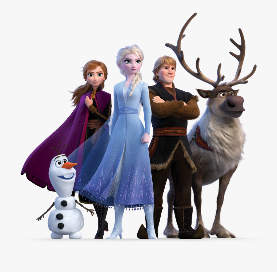 Frozen 2 Clipart Png - Elsa Anna Kristoff Olaf & Sven Frozen 2, Transparent Clipart
