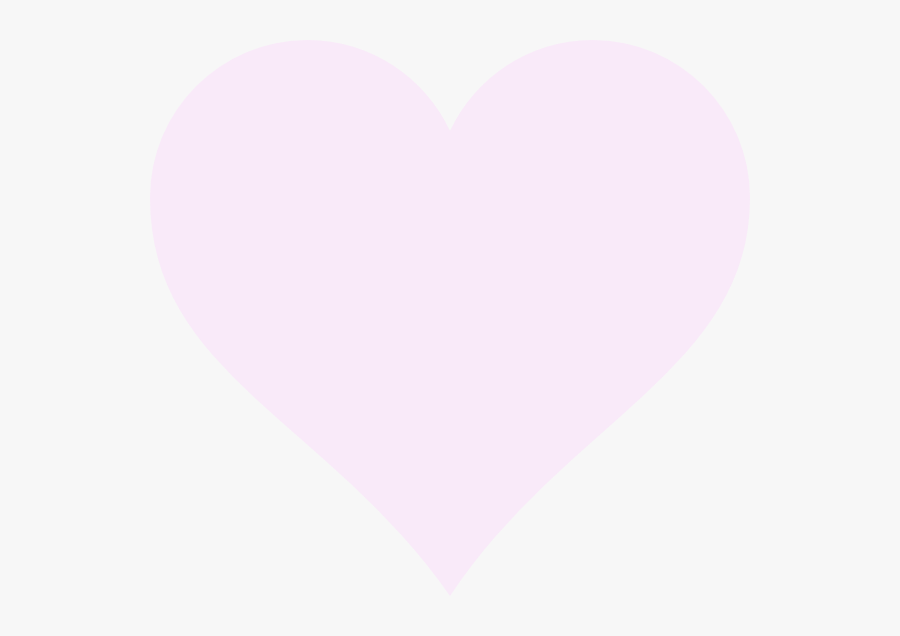 Light Pink Heart Svg Clip Arts - Heart, Transparent Clipart