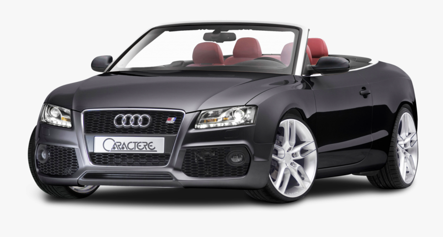 Audi A5 Cabrio Black Car Png Image - Audi A5 Cabrio S5, Transparent Clipart