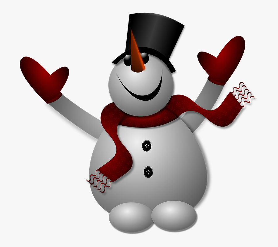 Snowman Clipart, Transparent Clipart