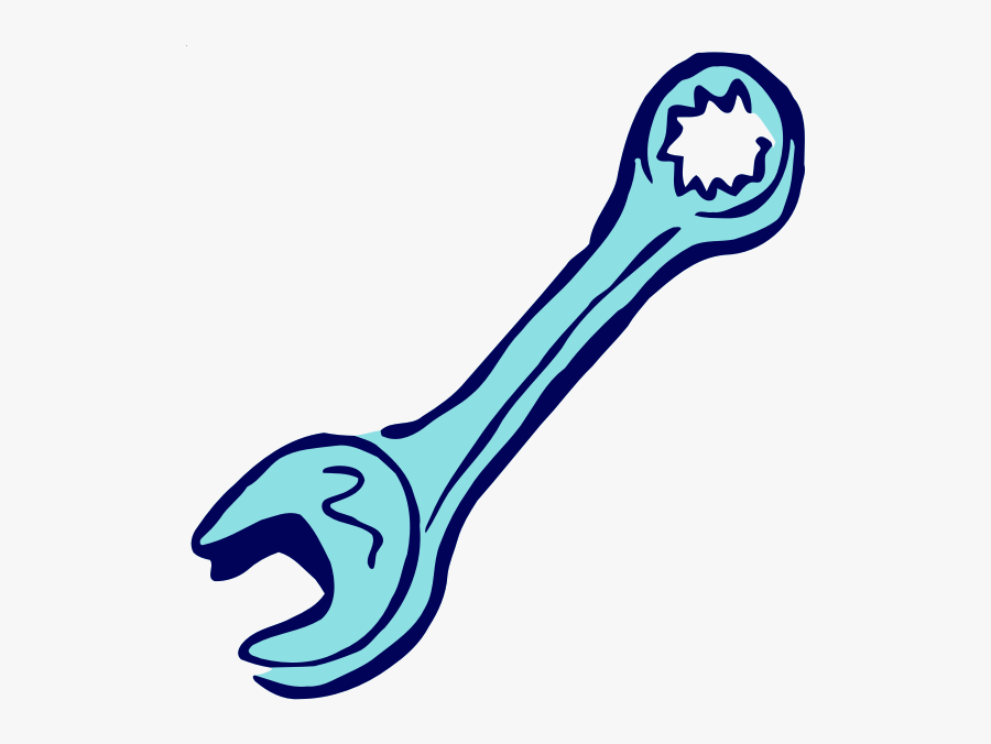 Roughly Drawn Spanner - Spanner Clip Art, Transparent Clipart