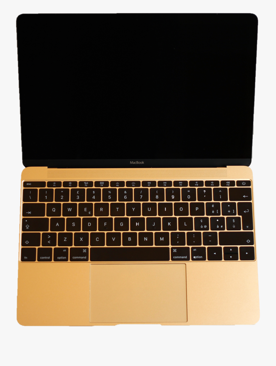 Clipart Computer Notebook - Apple Macbook Rose Gold 12 Inch, Transparent Clipart