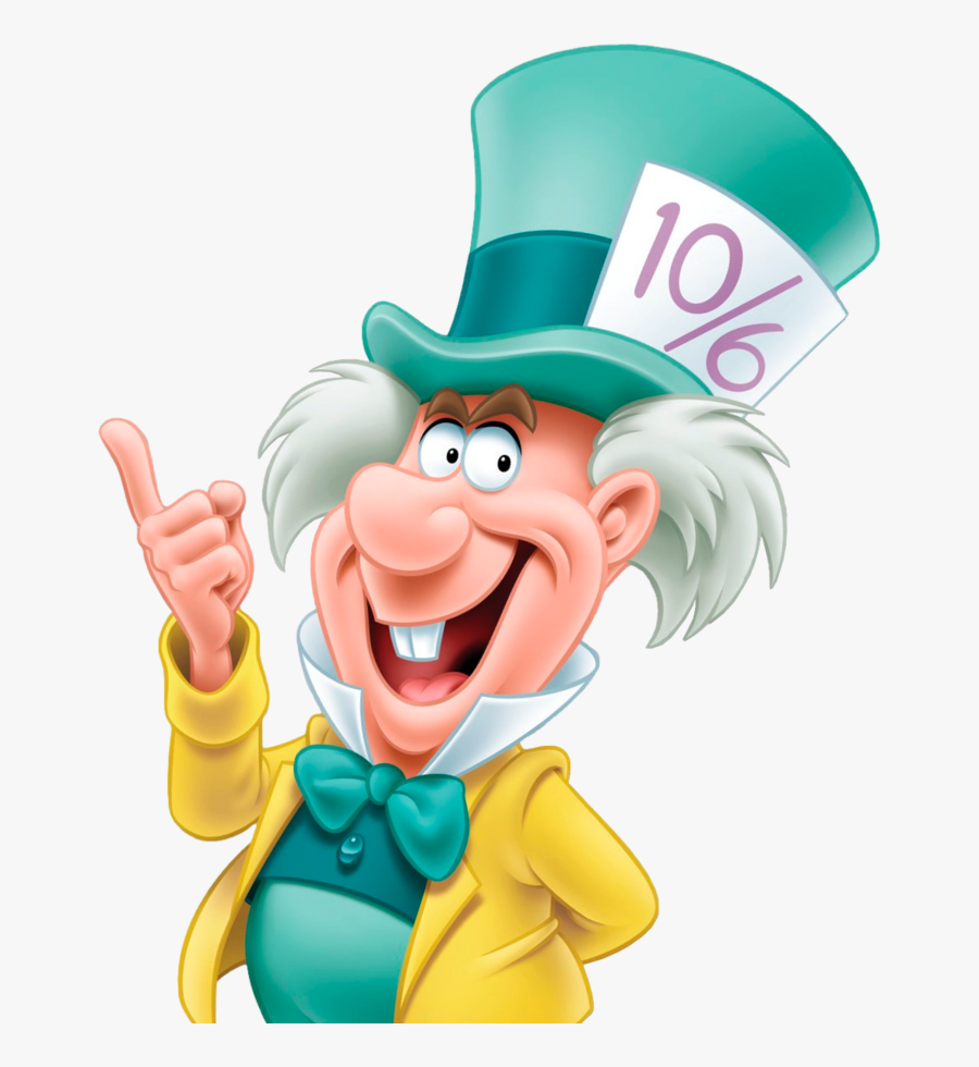 Alice In Wonderland Characters Mad Hatter , Free Transparent Clipart