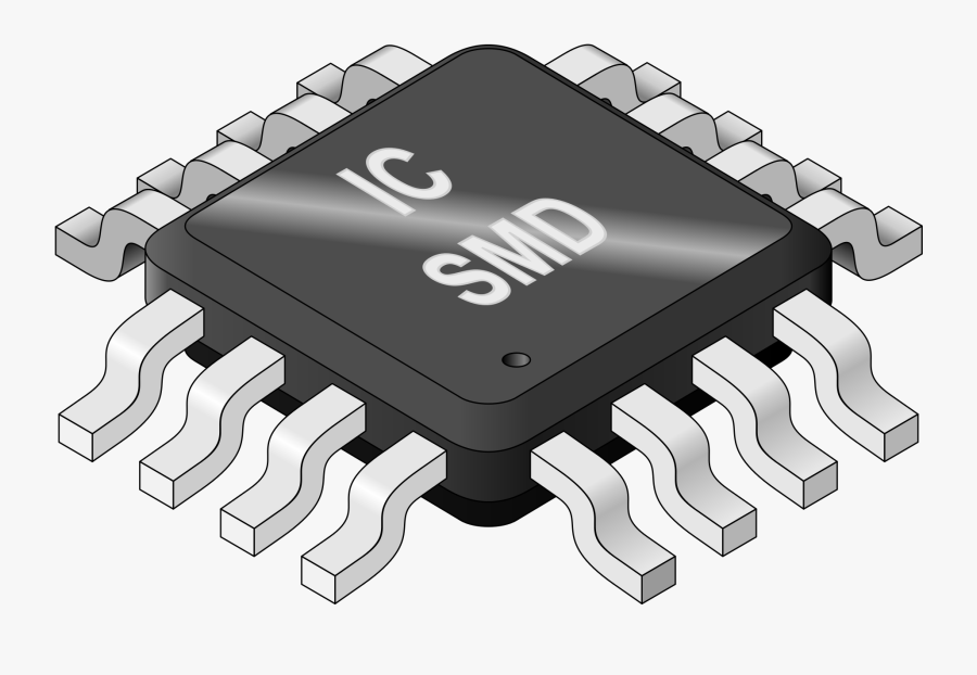 Transparent Integrated Circuit Clipart - Surface Mount Technology Png, Transparent Clipart