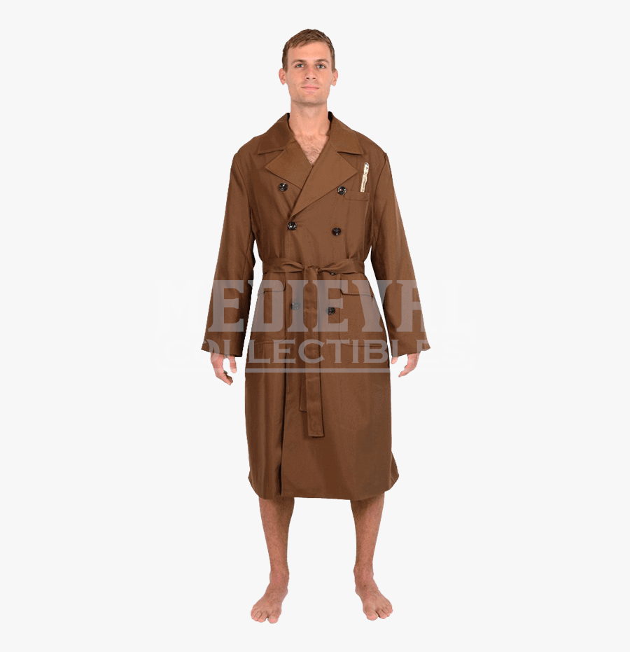 Doctor Who Tenth Doctor Trench Coat Robe - Robe, Transparent Clipart