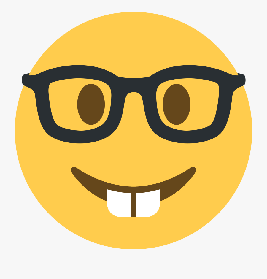 Nerd Transparent Svg - Emoji Nerd, Transparent Clipart