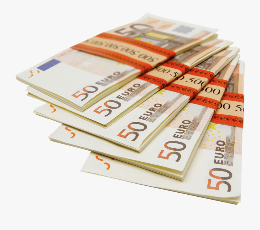 Stack Of Money Clipart Transparent Banner Transparent - Euro Stacks Png, Transparent Clipart