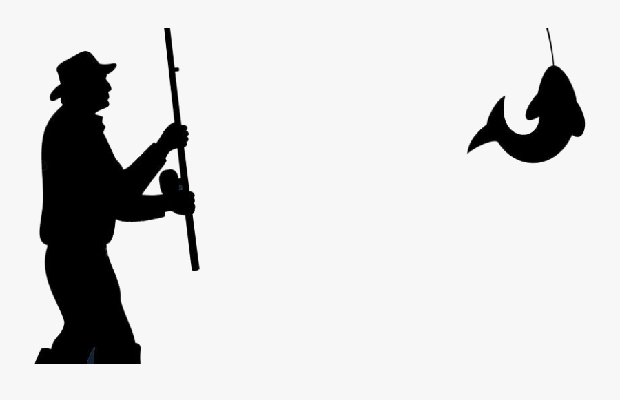 Fisherman Royalty-free Silhouette - Fisherman In Boat Silhouette, Transparent Clipart