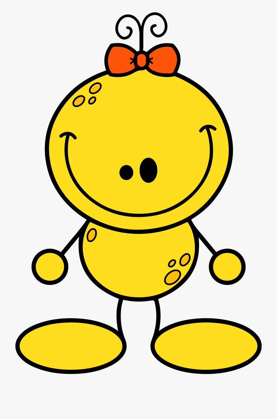 Alien Clipart Yellow, Transparent Clipart