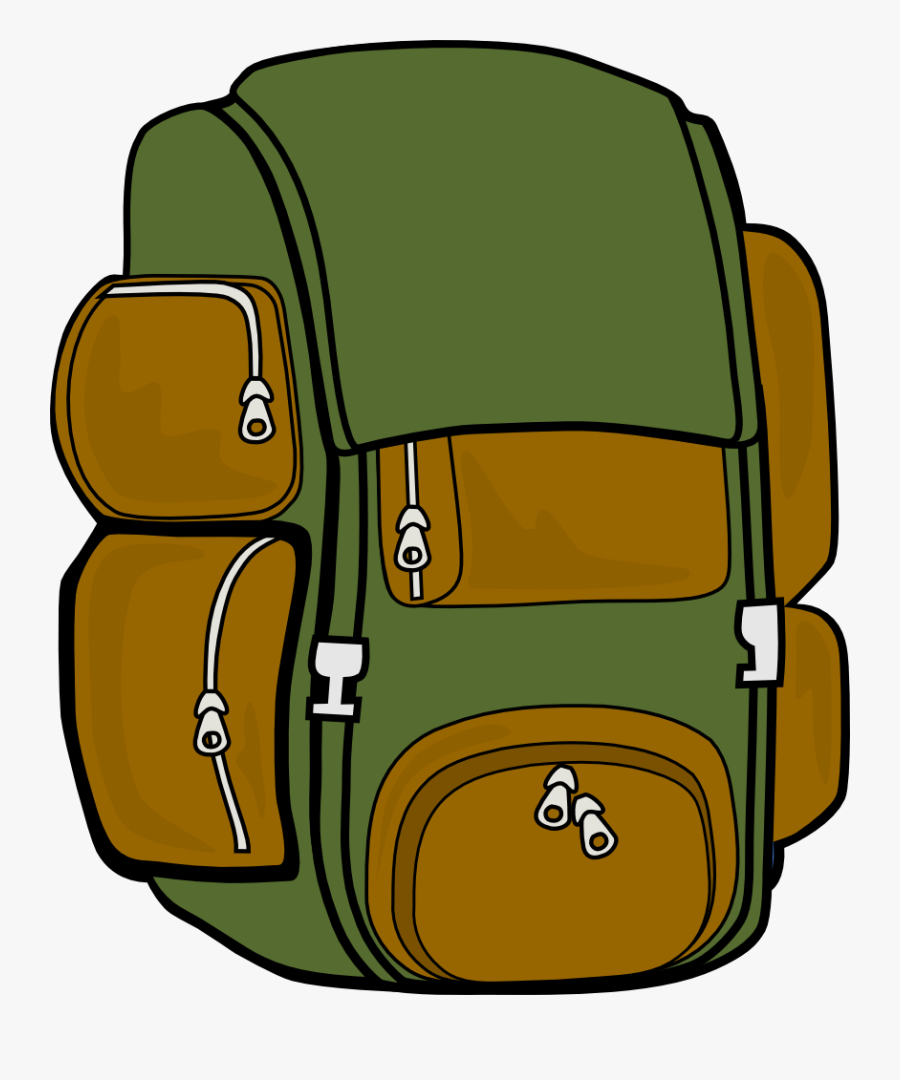 Hiking Backpack Clipart, Transparent Clipart