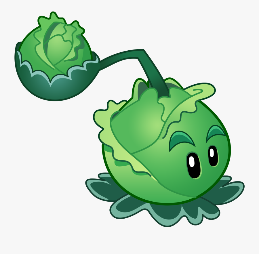 Cabbage-pult - Plant Vs Zombies Cabbage, Transparent Clipart