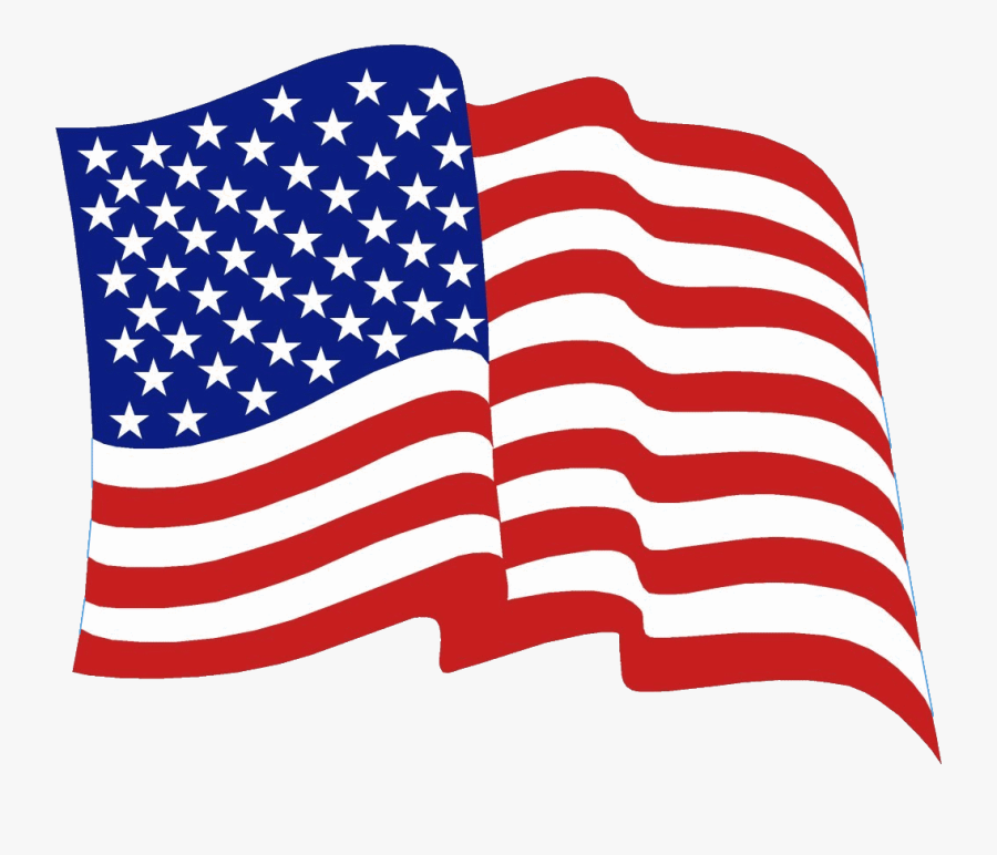 Us Flag Waving Clipart, Transparent Clipart