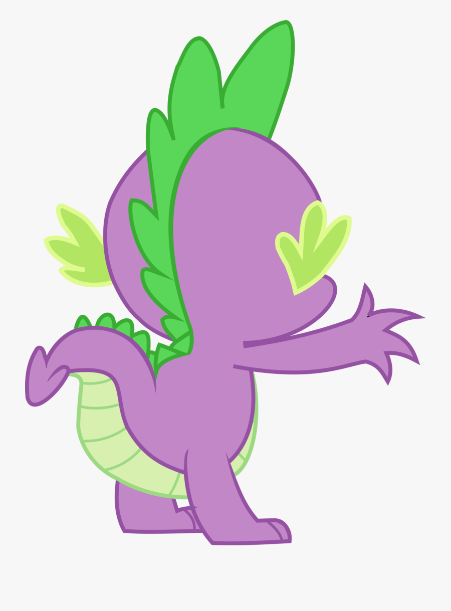 Rice Clipart Spike - My Little Pony Spike Back, Transparent Clipart