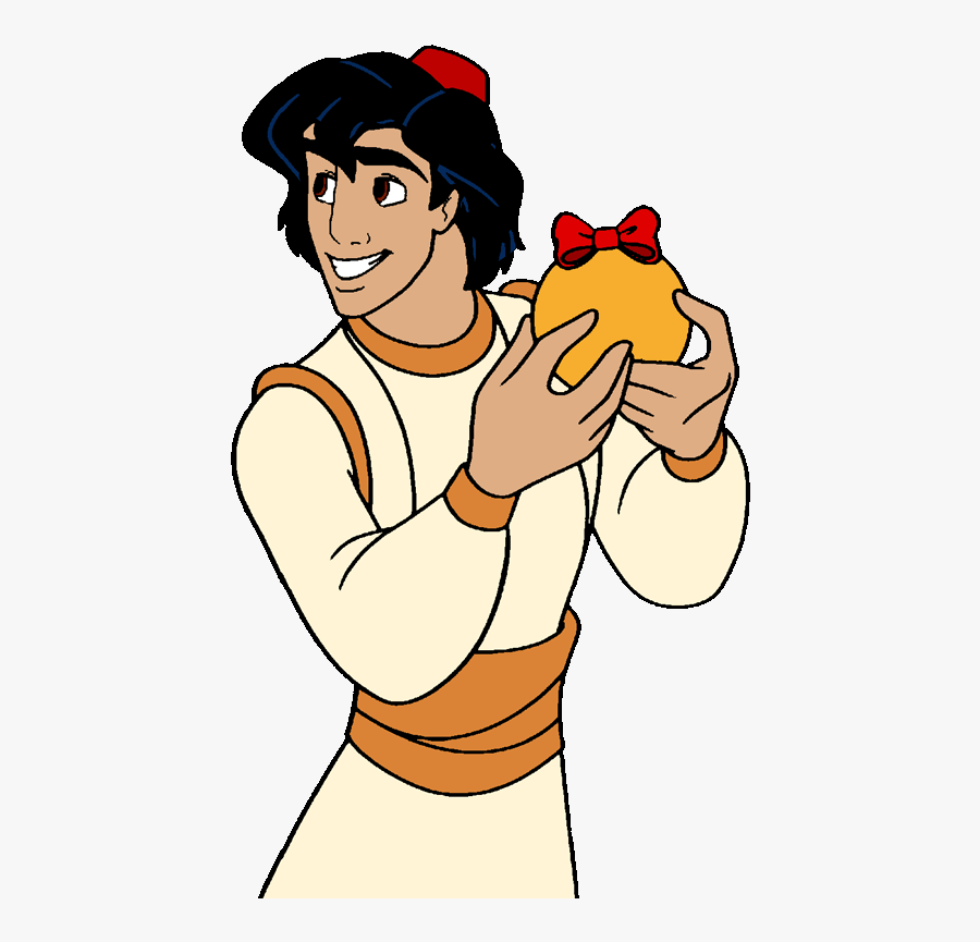 Disney Christmas Clip Art Image - Aladdin Disney Character Christmas, Transparent Clipart
