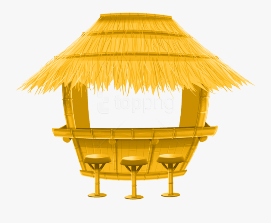 Free Png Download Thatched Bamboo Tiki Bar Clipart - Tiki Bar Clipart, Transparent Clipart
