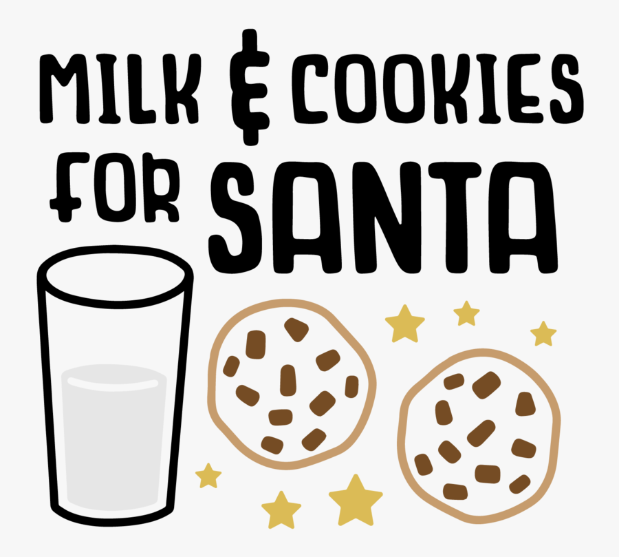 Milk And Cookies Svg, Transparent Clipart