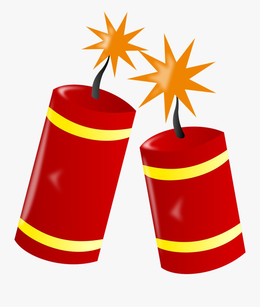 Fire Work Dynamite Burn Free Photo - Crackers Clipart, Transparent Clipart