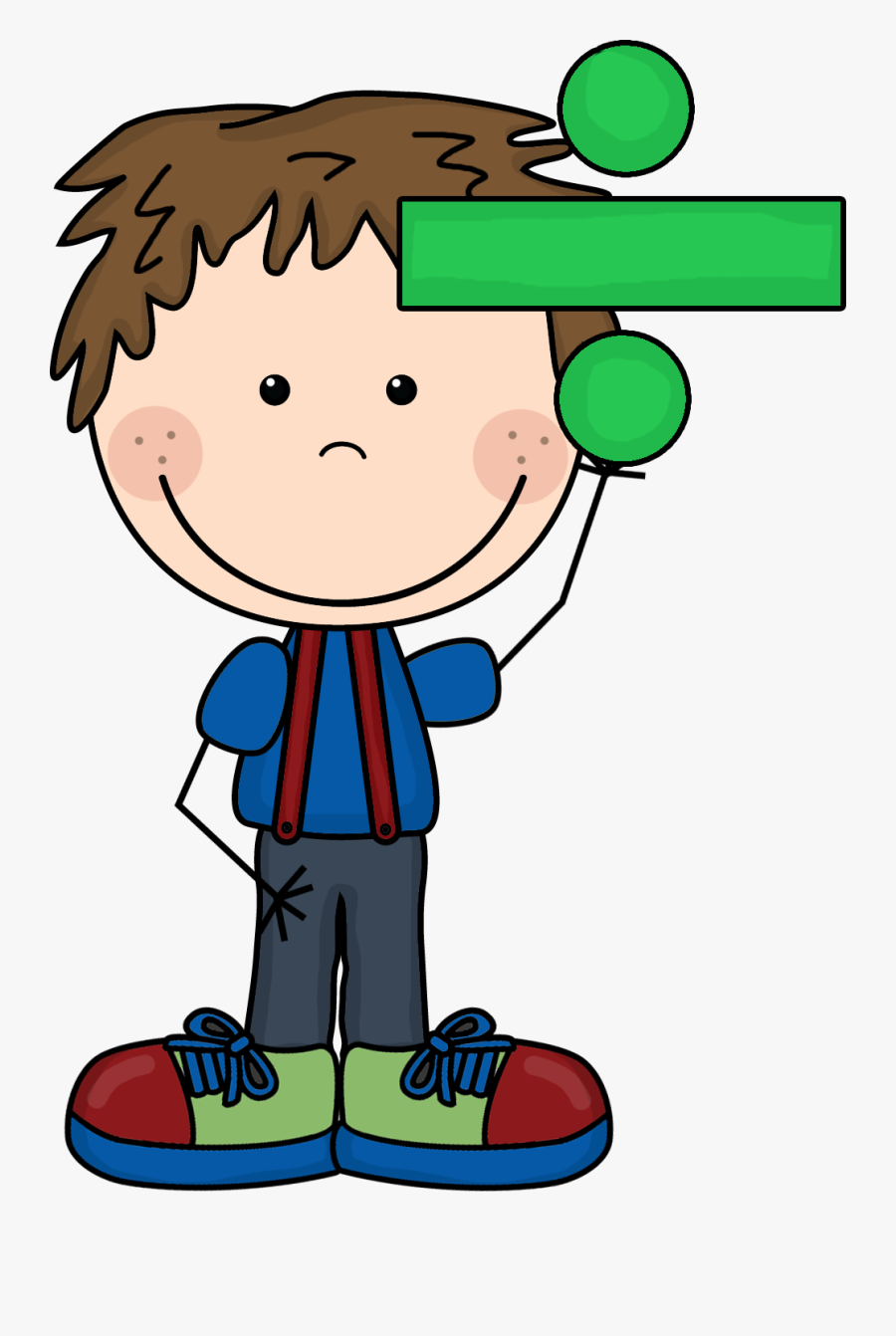 Math Clipart Boy - Math Kid Clipart, Transparent Clipart