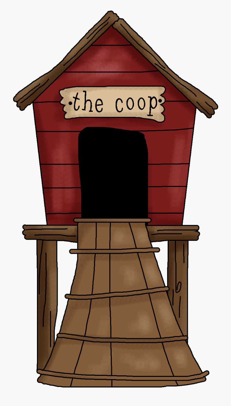 Hen House Clipart - Chicken Coop Clipart, Transparent Clipart