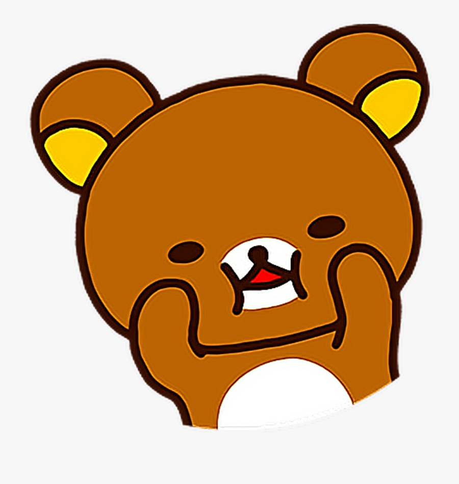 Bear Oso Osito Messenger Sticker Sweet Cute Lindo Dulce - Kawaii Png, Transparent Clipart