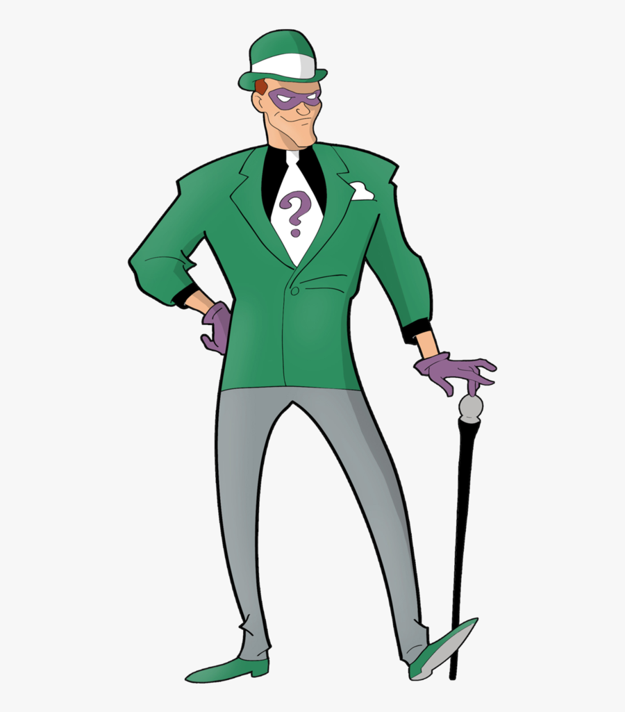 Riddler Png Page - Batman The Animated Series Riddler Draw, Transparent Clipart