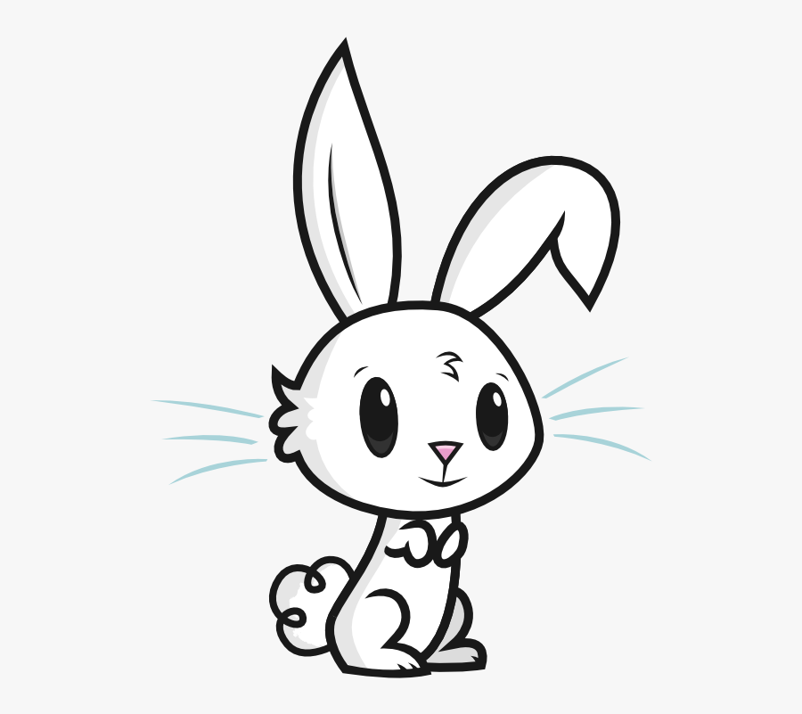 Angel The Bunny - Cartoon Bunny Transparent Background, Transparent Clipart
