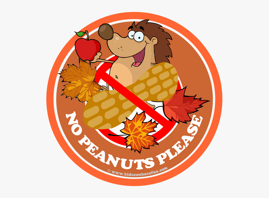 No Peanut Clipart, Transparent Clipart