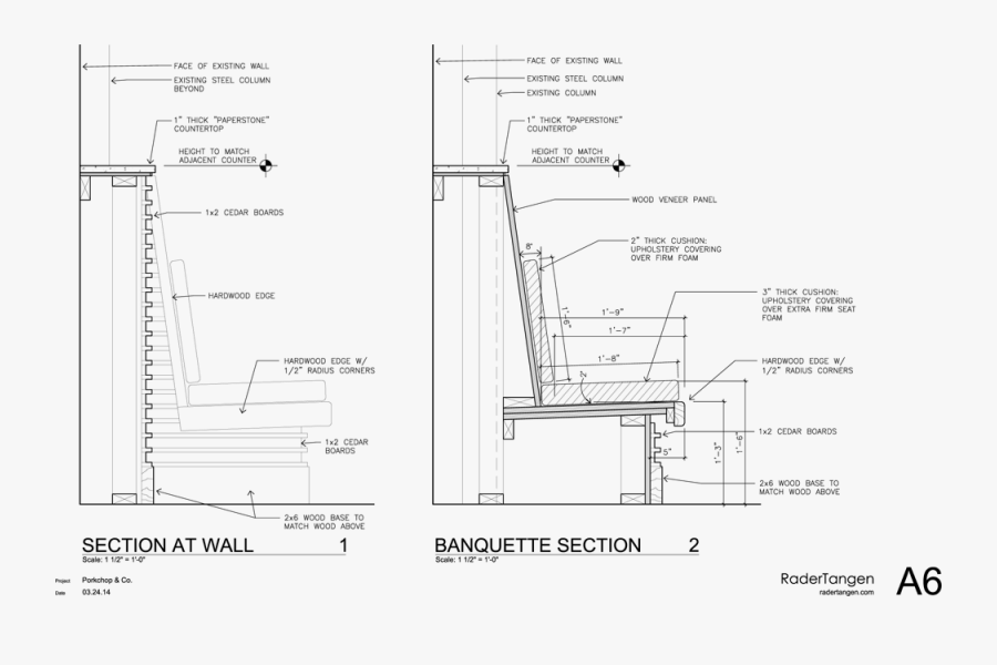 Collection Of Banquette - Banquette Detail, Transparent Clipart