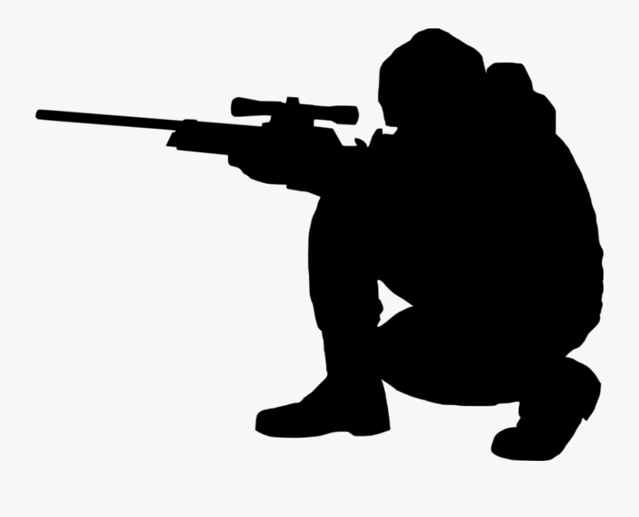 Shooter Soldier Free On - Transparent Background Sniper Clipart, Transparent Clipart