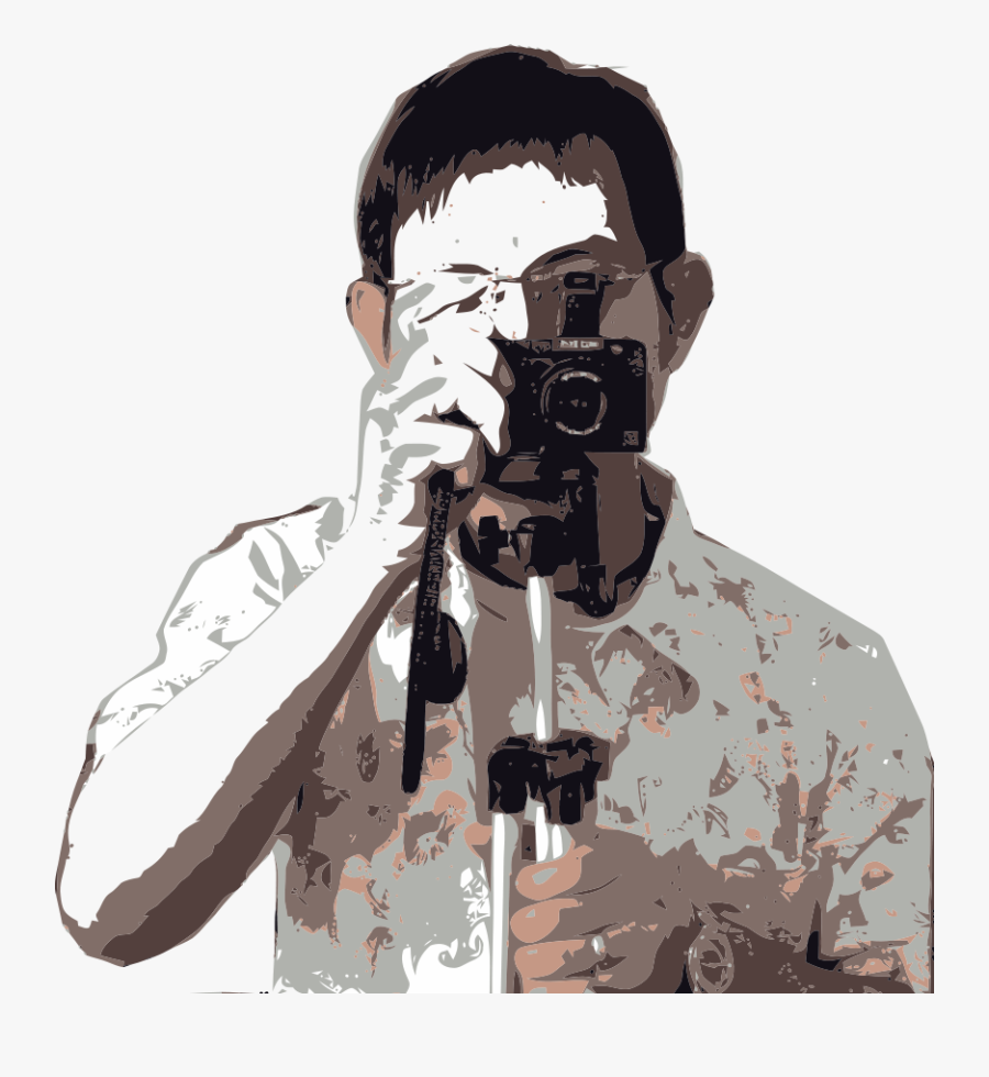 Man With Camera Svg Clip Arts - Man With Camera, Transparent Clipart