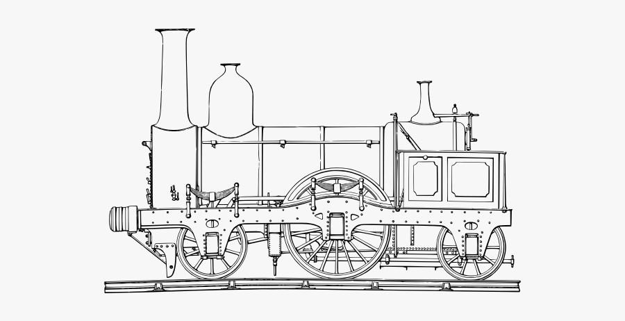 Steam Train Engine - Steam Train Drawing Ks2, Transparent Clipart