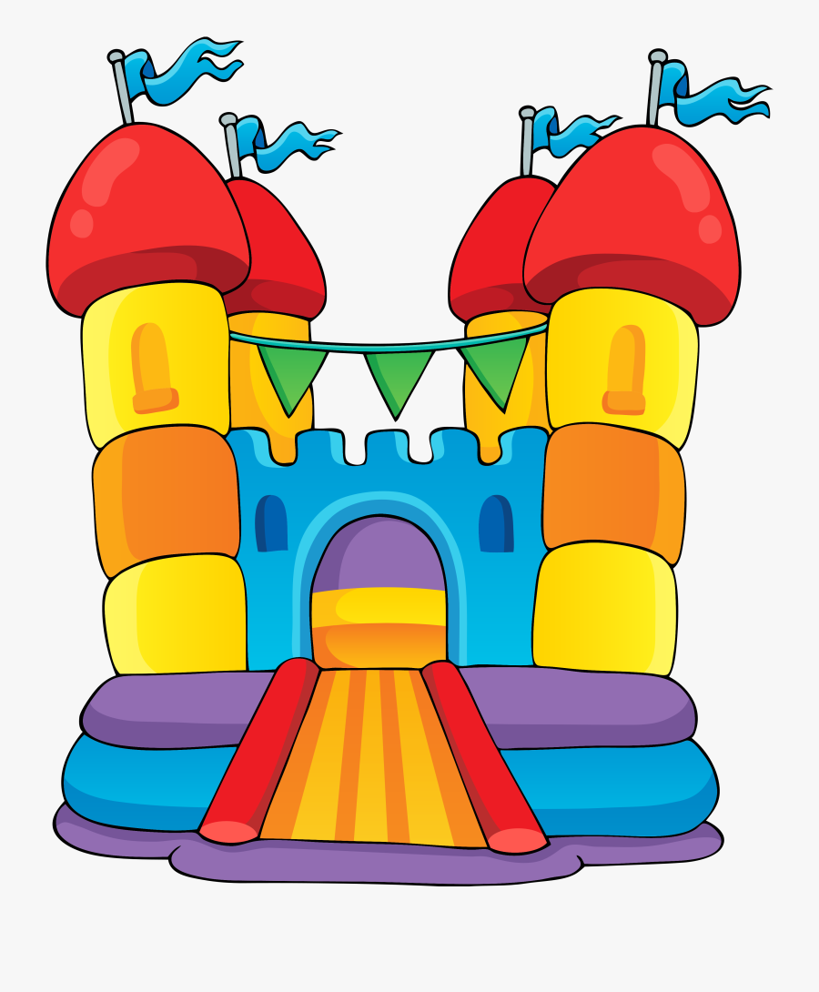 Bouncy Castle Hire Byf - Bouncy Castle Clipart, Transparent Clipart
